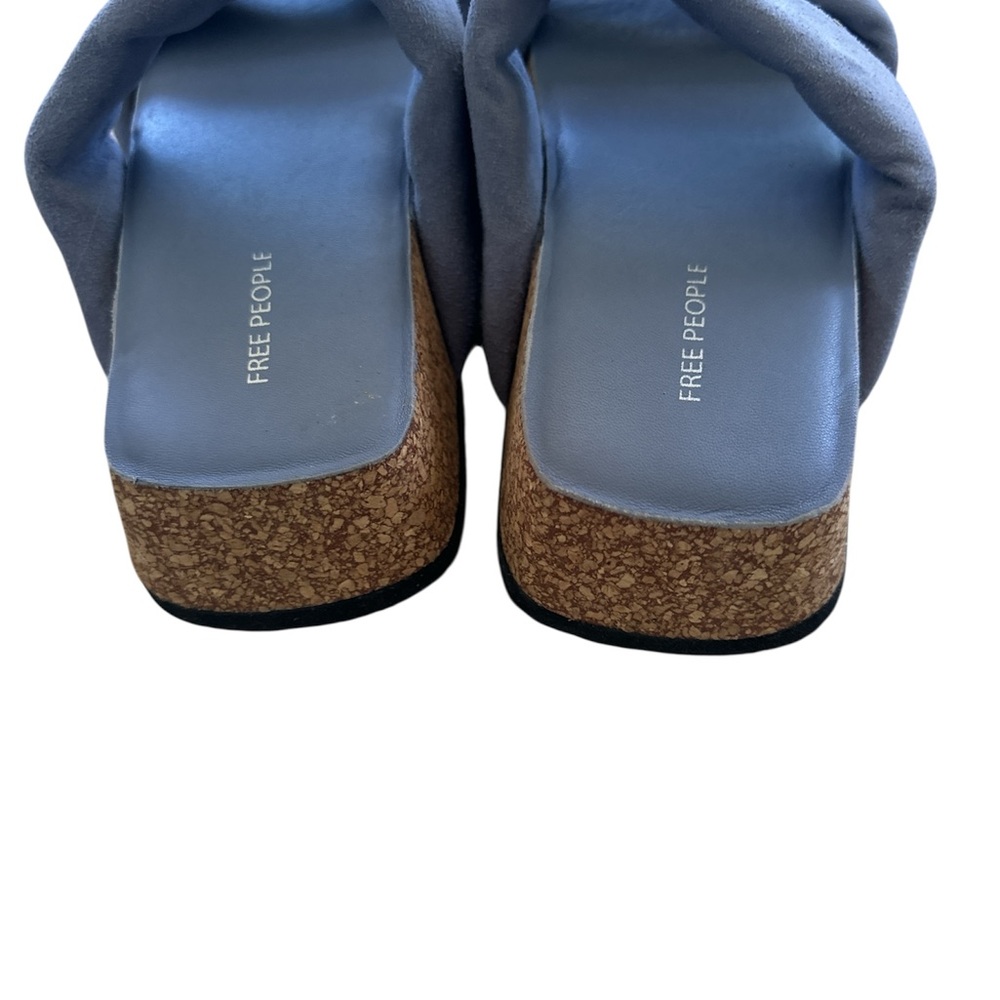 Free People Fairmount Flared Sandals - color~Seascape 7.5 boho chic - Picture 7 of 7